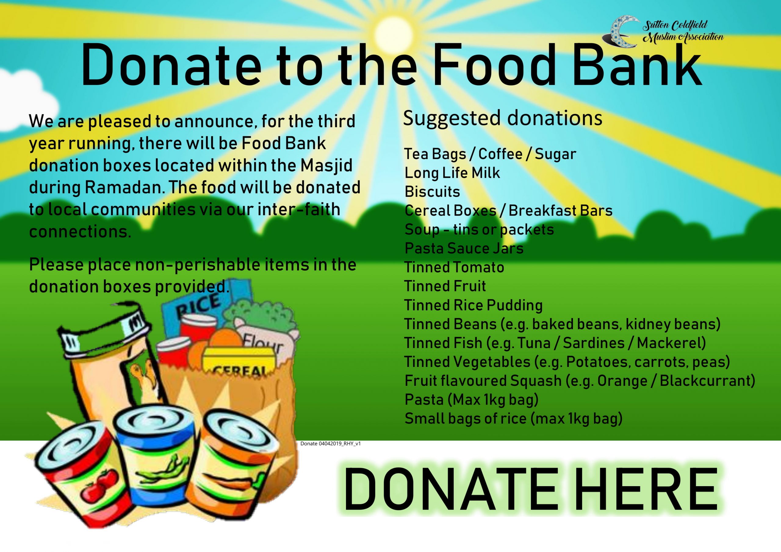 how to donate to the food bank